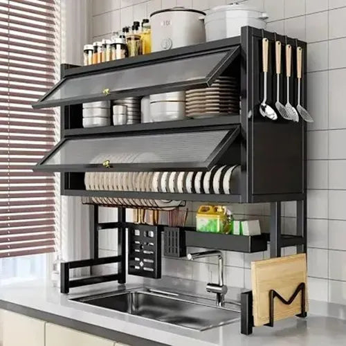 Escurridor De Platos Con Doble Almacenamiento