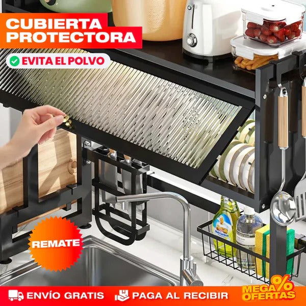 Escurridor De Platos Con Almacenamiento