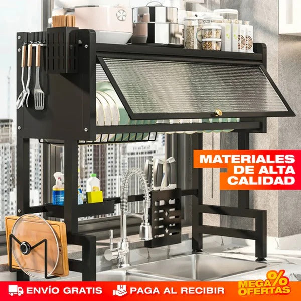 Escurridor De Platos Con Almacenamiento